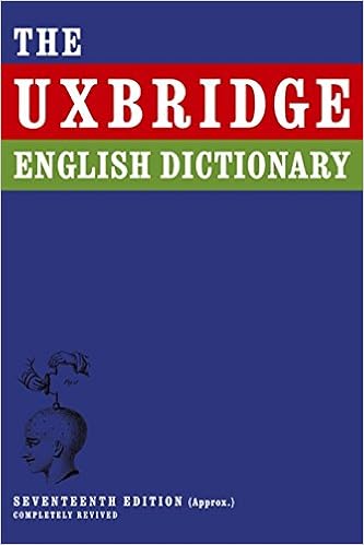 Uxbridge English Dictionary Amazon Co Uk Naismith Jon Brooke Taylor Tim Cryer Barry Garden Graeme Pattinson Iain Books