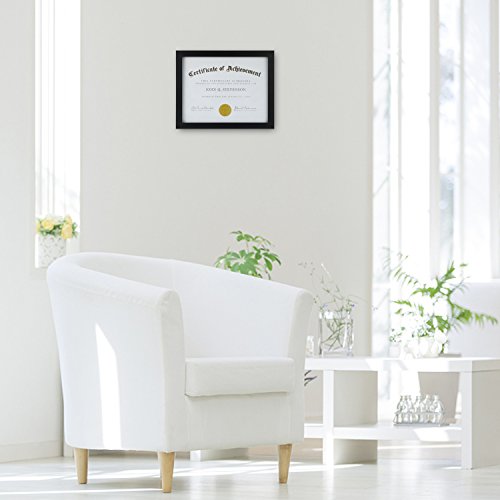 image for One Wall Upgrade Tempered Glass 8.5x11 Document Frame Black for 8.5x11