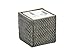 KOUBOO 1030088 Laguna Square Rattan Tissue Box Cover, Black Antique