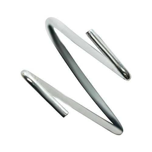 Houseables Ceiling Hook Clips, 100 Pack, 2.5", 10 lb Support, Wire