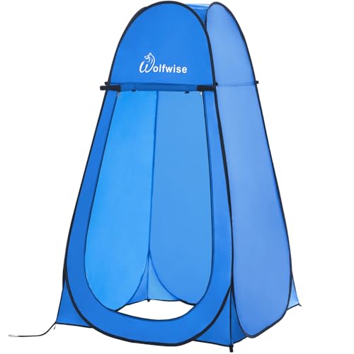 Wolfwise Pop Up Duschzelt Camping Kompakt & Leicht, Schneller Aufbau
