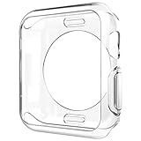 HANKN for Apple Watch Case 38mm Series 3 2 1 Soft TPU Iwatch Bumper Cover - Clear 38mm