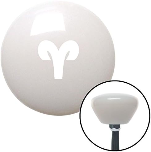 American Shifter 280037 Shift Knob (White Aries White Retro with M16 x 1.5 Insert)