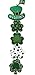 Glittery St. Patricks Day Themed Hanging Welcome Sign primary