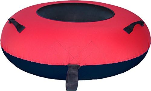 ClearCreekTubes 44" Huge Towable Snow Tube with Black Bottom