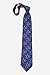 Wild Ties Caffeine Molecule Navy Blue Microfiber Tie