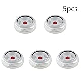 Rannb 5pcs 3/4 PT Thread Dia Oil Sight Glass Air Compressor Fitting 26mm