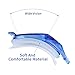 Swim Goggles, Amazer Clear Swimming Goggles Swim Mask with Clear Vision Anti Fog UV Protection No Leak Come Easy to Adjust with Free Protection Case for Adult Men Women Youth Junior (Blue)