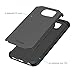 JETech Case for Samsung Galaxy S6, Shock-Absorption TPU and Replaceable PC Cover Ultra Slim Fit (Black)