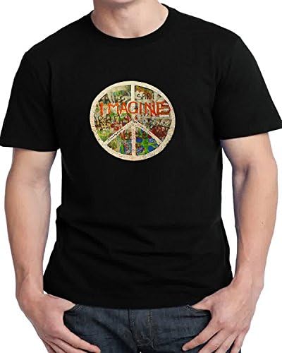 All You Need Is Love The Beatles John Lennon Imagine Men T Shirt Black Large