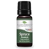 Plant Therapy Spruce (Hemlock) Essential Oil. 100% Pure, Undiluted, Therapeutic Grade. 10 ml (1/3 oz).