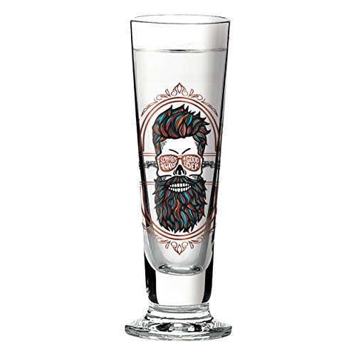 Ritzenhoff Black Label Schnapps Glass Design by Santiago Sevillano, 4 x 4 x 12 cm