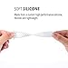 Zantec 42mm Soft Silicone Smart Watch Band Replacement for Apple Watch Band Series 2, Series 1,Sport,Edition,Replacement Strap band (Silver+White )
