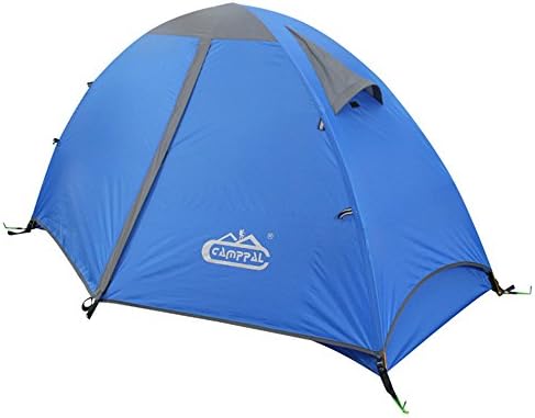 1 Man Lightweight Backpacking Tent with Waterproof Dome Tent Windproof Camping Hiking Tent 1 Person Double Layer for Climbing Fishing Survival Festivals Family Short Weekends