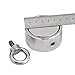 Uolor Double Side Round Neodymium Fishing Magnet, Combined 660 LBS Pulling Force Ultra Strong Neodymium Magnet with Eyebolt for Magnet Fishing and Retrieving in River - 2.36