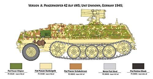 Italeri IT6562 6562S - 1:35 15cm Panzerwerfer 42 auf SWS , Modellbau, Bausatz, Standmodellbau, Basteln, Hobby, Kleben, Plastikbausatz, detailgetreu – Bild 3