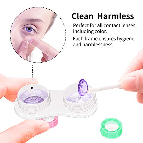 Contact Lens Case, Sight Savers with Box Container Soak Storage Kit