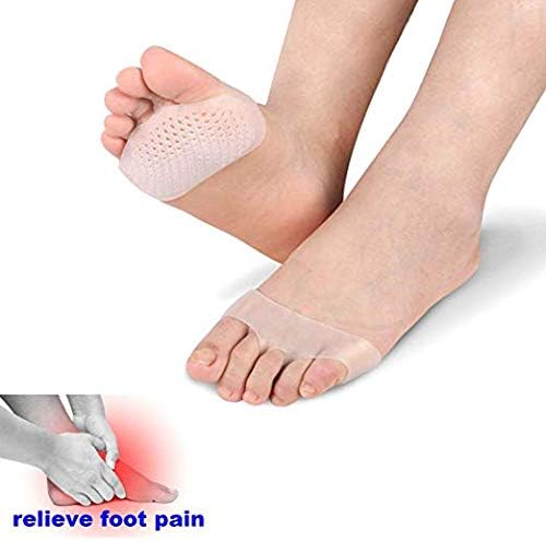 Breathable Metatarsal Pads, Gel Ball of Foot Pain Relief Cushions, Metatarsalgia & Morton’s Neuroma Support for Men and Wonen - 8 Pack - Image 3