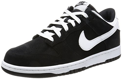 NIKE Mens Dunk Low Pro SB Skate Shoes Black/White 904234-001