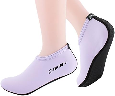 Skeen Ultra Lightweight Water Shoes Aqua Socks (2. S (US Kids: 13.5~2), Purple)