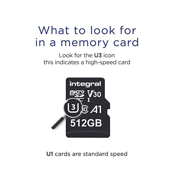 Integral 512GB Micro SD Karte 4K Video Premium High Speed Speicherkarte SDXC bis zu 100MB/s Lesegeschwindigkeit und 50MB… – Bild 5