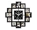 Creative Motion 12-Photo Frame and Clock