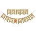 Happy New Year Banner Burlap Vintage Happy New Year Holiday Bunting Garland Decorations 2019 New Year's Eve Party Banner Party Decorations