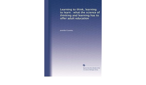 à¸à¸¥à¸à¸²à¸£à¸à¹à¸à¸«à¸²à¸£à¸¹à¸à¸ à¸²à¸à¸ªà¸³à¸«à¸£à¸±à¸ Learning to Think, Learning to Learn what the science of thinking