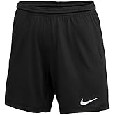 Nike Women's Soccer Dri-FIT Park III Shorts (Black, Large New)