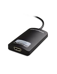 Cable Matters SuperSpeed, adaptador USB 3.0 2.0 a HDMI DVI para Windows y Mac., Negro