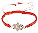 RufnTop Lucky Catholic St. Saint Benedict Evil Protection Red Cord Adjustable Bracelet(Hamsa Hand Pack of 4 PCS)