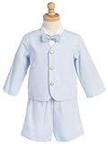 Eton Seersucker Suit - Blue - Made in USA