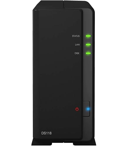 Amazon.com: Synology DS118 Mini Desktop NAS Server, Realtek