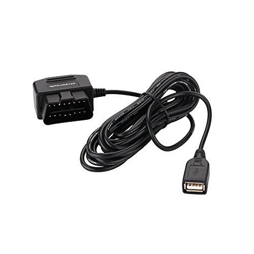 REARMASTER Universal OBD Power Cable for Dash Camera,24 Hours