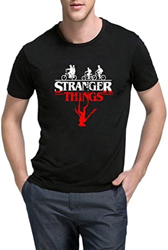 anhua xu Stranger Things Upside Down for Black Men T shirt