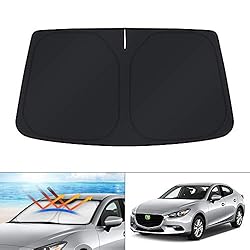 KUST Custom Fit Windshield Sun Shade for Mazda 3