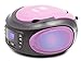Lauson LLB599 Boombox with Cd Player Mp3 | Portable Radio CD-Player Stereo with USB | Cd Player for Kids | LED Light Function | Headphone Jack 3.5mm (Pink)thumb 2