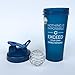 GOMOYO Exceed Expectations on BlenderBottle Brand Classic Shaker Cup, 28oz Capacity, Includes BlenderBall Whisk (Navy - 28oz)