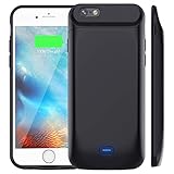 5000mAh Battery Case for iPhone 6S/6, Vproof Rechargeable External Battery Portable Power Charger Protective Charging Case for Apple iPhone 6,6S (4.7 Inch) (Black)