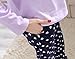MyFav Big Girls Heart-Shape Sleepwear Novelty Cat Pajama Set Comfortable Bottoms