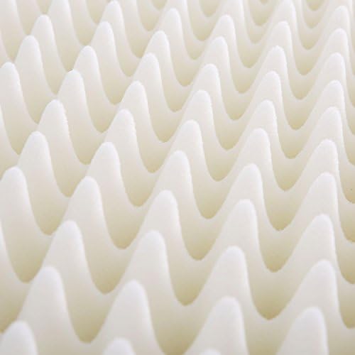 Slumber Solutions Highloft Supreme 4-inch Memory Foam Mattress Topper Sleep Mask & Comfortable Pair of Corded Earplugs Included (King)