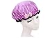 Shintop Children Shower Cap - Girl Cute Resizable Waterproof Double Layer Environmental Bath Hat Solid with Bowknot Kawayi EVA Hat Satin Bonnets Perfect for Bath, Hot Oil Treatment (Pruple)
