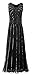 QNPRT 1920s Gatsby Dress Sequin Maxi Long Evening Cocktail Prom for Women