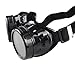 FTXJ Retro Steampunk Goggles Welding Punk Glasses Cosplay (Black)