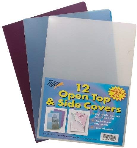 Lotus Punched Pocket A3 Portrait Strong Premier 90 Micron Transparent Poly Wallets Glass Clear Sheet Protector Sleeve - 78213 (Pack Of 10 X 1 - View #14