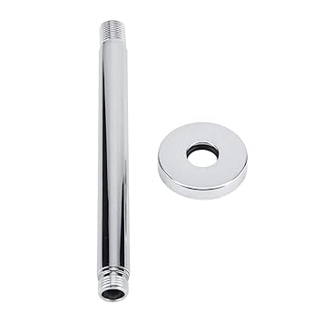 Ejoyous Shower Arm Wall Mounted Stainless Steel Top Round Shower