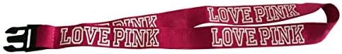 Girl Secret Smile Love Pink Strap Lanyard Sport Yoga Gym Dance Car Keys Accessories Office Badge ID Holder Webbing Strap Quick Release Buckle