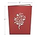 Lovepop Red Rose Arrangement Classic Pop Up Card, 5x7-3D Greeting Card, Pop Up Card for Mom, Anniversary Card for Wife, Love Card, Thinking of You