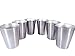 Sanitary Rim Value Pack 6 Stainless Steel Cups 10 fl oz for Kids, Children, and Toddlers Thick Premium Grade BPA and Phthalate Free Dishwasher Safe Eco Environment Friendly Shatterproof Safe Hygienic