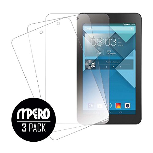 Alcatel ONETOUCH POP 7 Screen Protector Cover, MPERO (3-Pack) of Ultra Clear Screen Protectors for Alcatel ONETOUCH POP 7